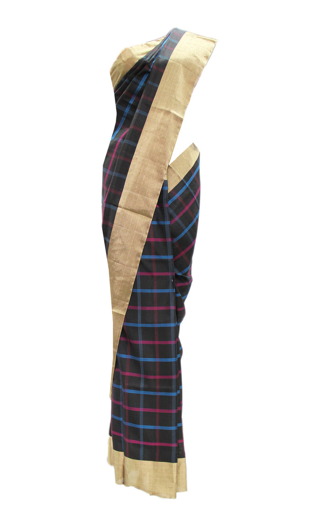 Trendy Black Kanjivaram Silk saree