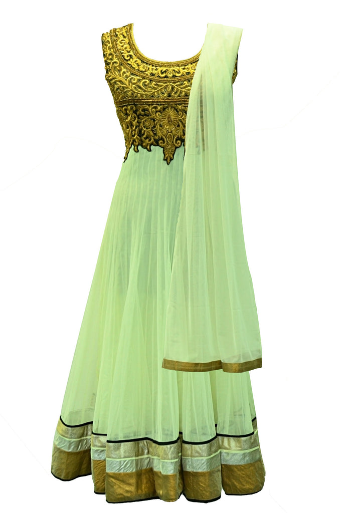 Royal White Anarkali