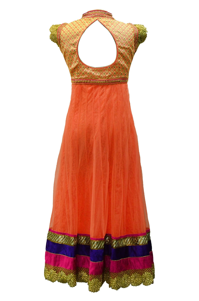 Ravishing Orange Anarkali