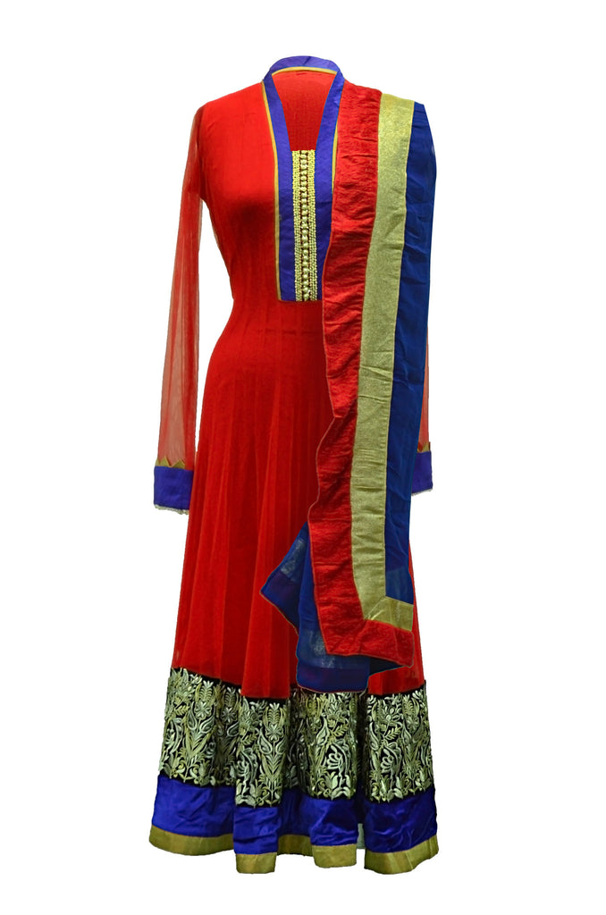 Royal Red Anarkali Dress
