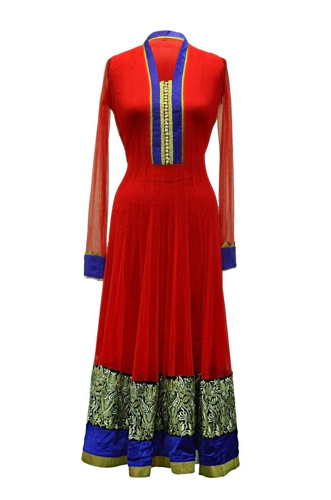 Royal Red Anarkali Dress