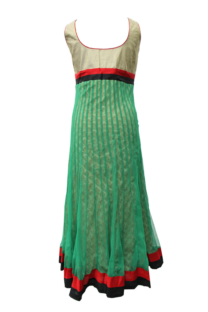Scintillating Green Anarkali
