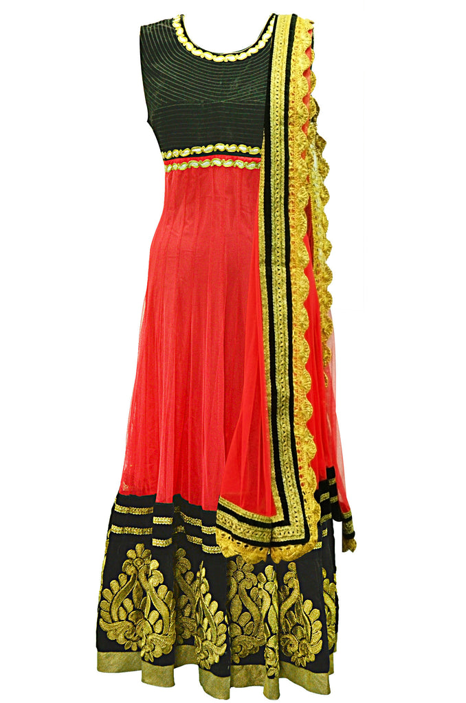 Ravishing Burnt Orange Anarkali