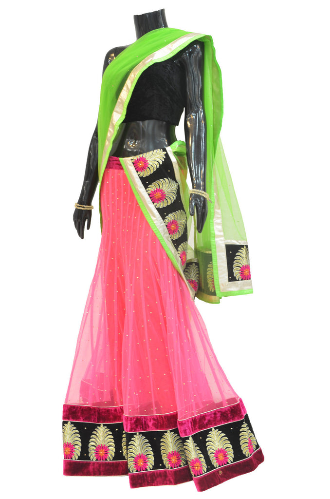 Natty Neon Pink Lehenga