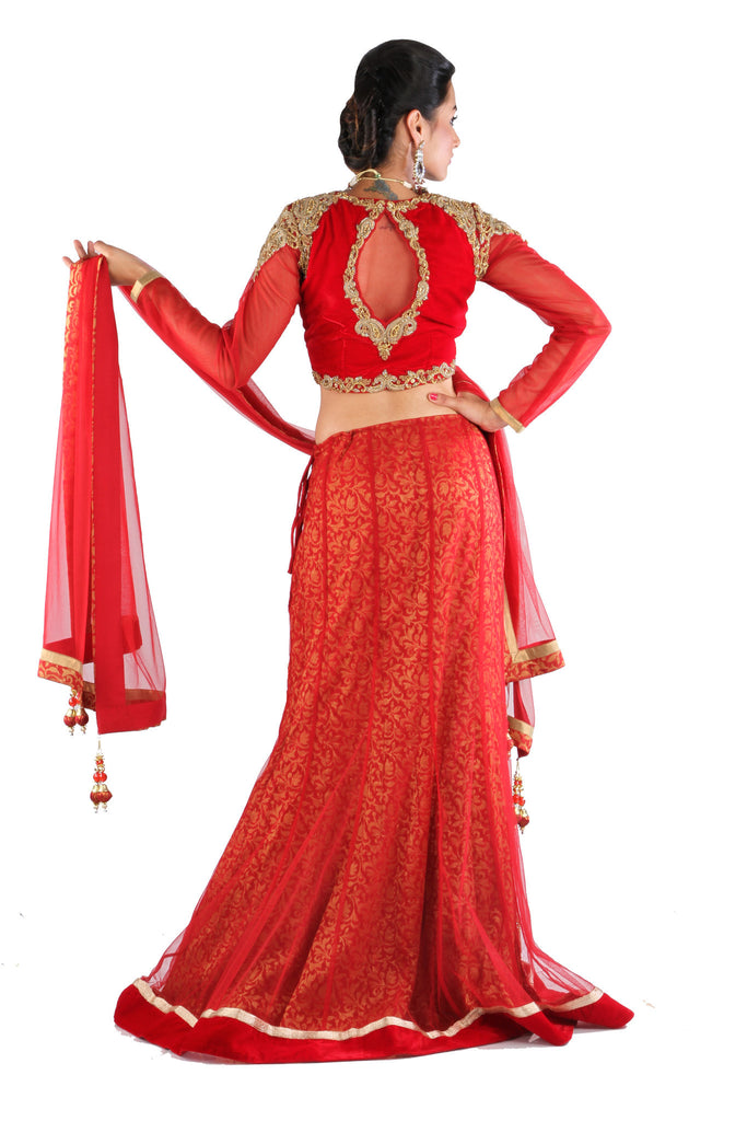 Regal red Lehenga choli