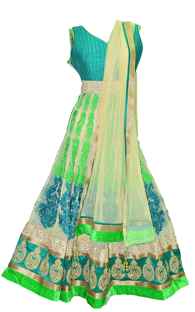 Bewitching Green Anarkali