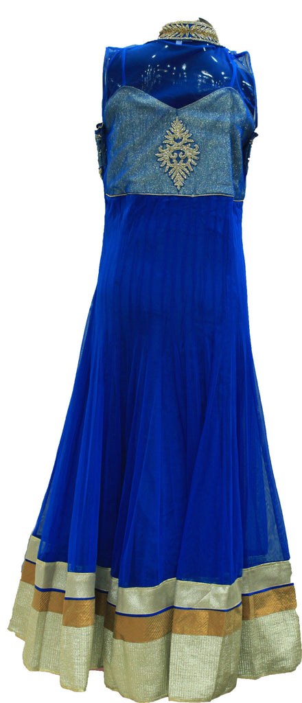 Resplendent Royal Blue Anarkali