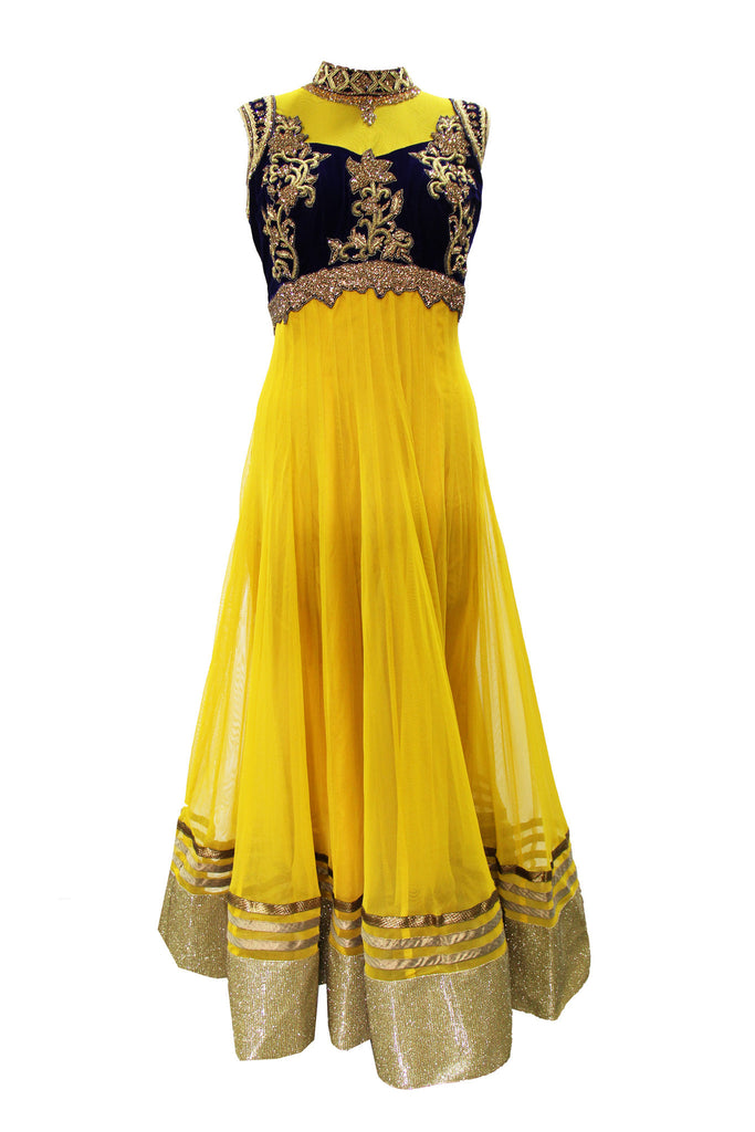 Marvelous Yellow Anarkali