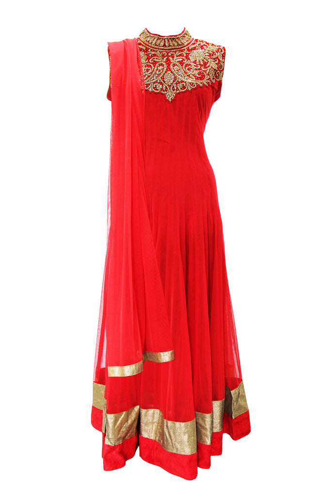 Elegant Bridal red Anarkali