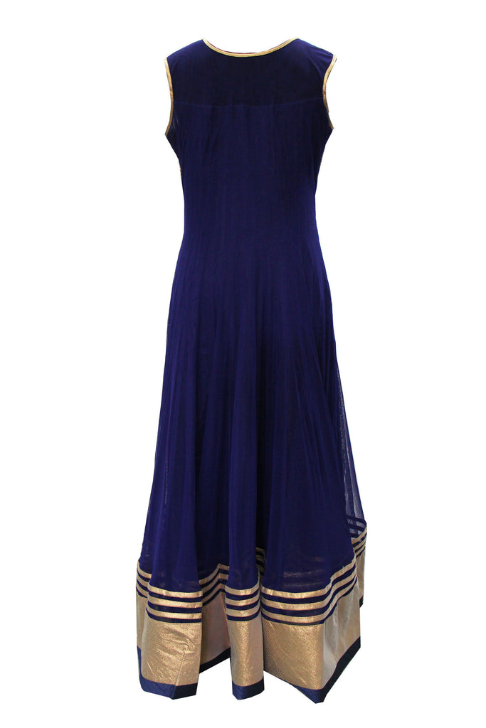 Delicate Navy Blue Anarkali