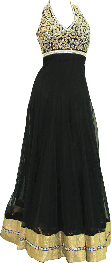 Bewitching Black Anarkali