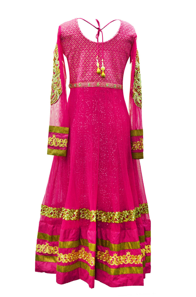 Resplendent Pink Anarkali