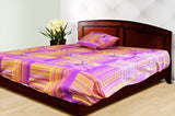 Multicolor Pure cotton kingsize bed cover