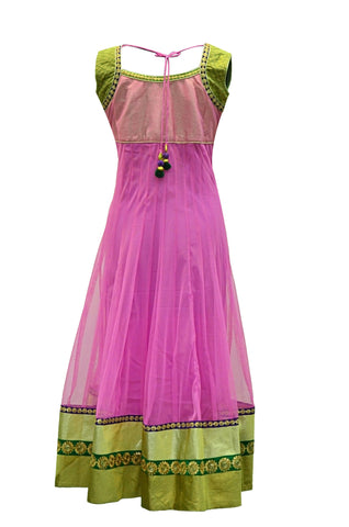 Royal Pink Anarkali Dress