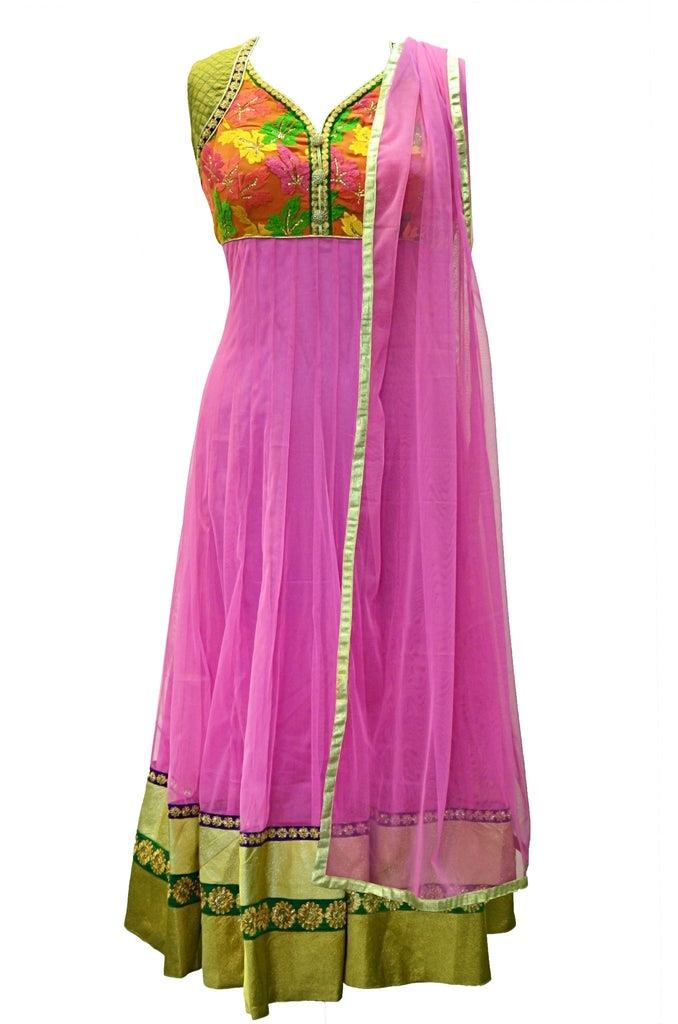 Royal Pink Anarkali Dress