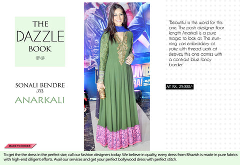 Sonali Bendre in Anarkali