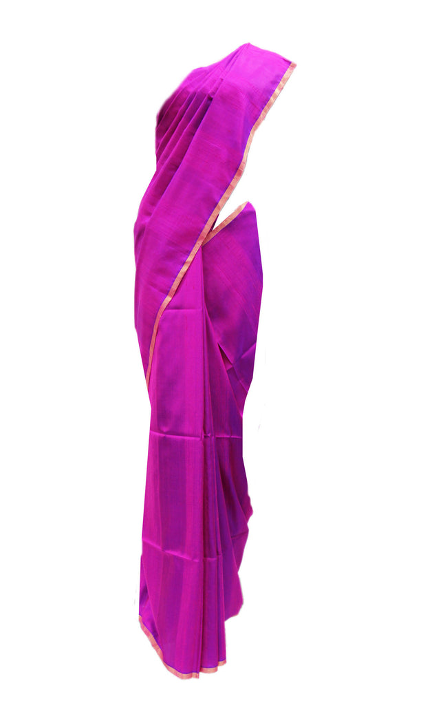 Classy Magenta Kanjivaram Silk Saree