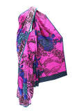 Stylish Pink Crepe Saree