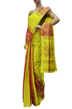 Lemon yellow thread woven soft silk