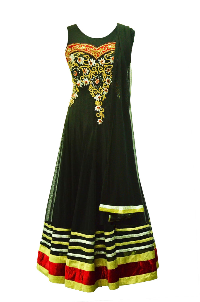 Magnificent Black Anarkali