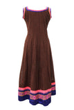 Comely Brown Anarkali