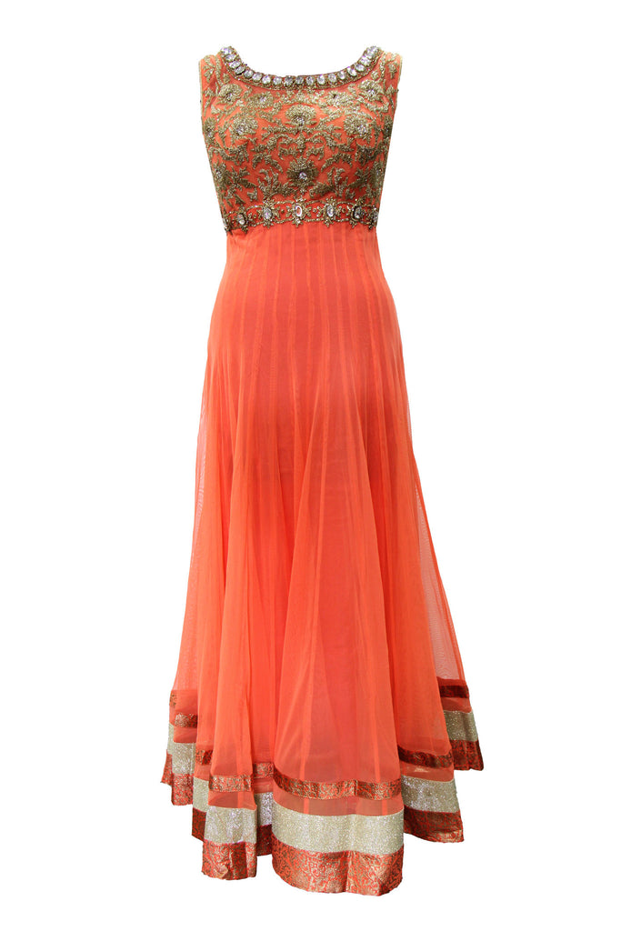 Fabulous Peach Anarkali