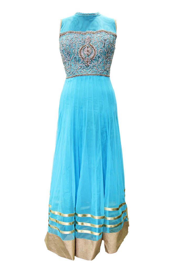 Gorgeous Blue Anarkali