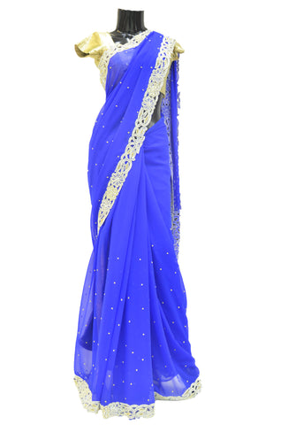 Ravishing Royal Blue Saree