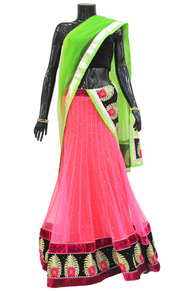 Natty Neon Pink Lehenga