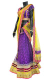 Aesthetic Purple Net Lehenga