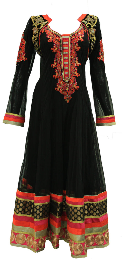 Beguiling Black Anarkali Dress