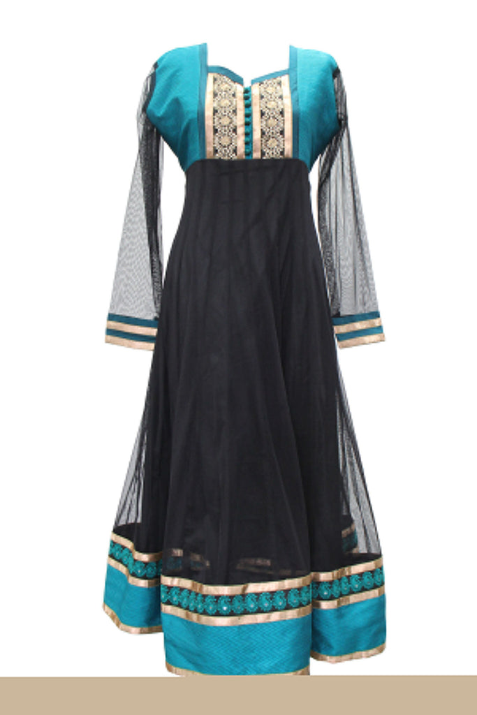 Bombshell Black Anarkali