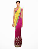 Stylish Designer Partywear Pink Saree