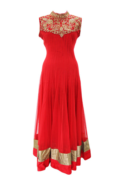 Elegant Bridal red Anarkali