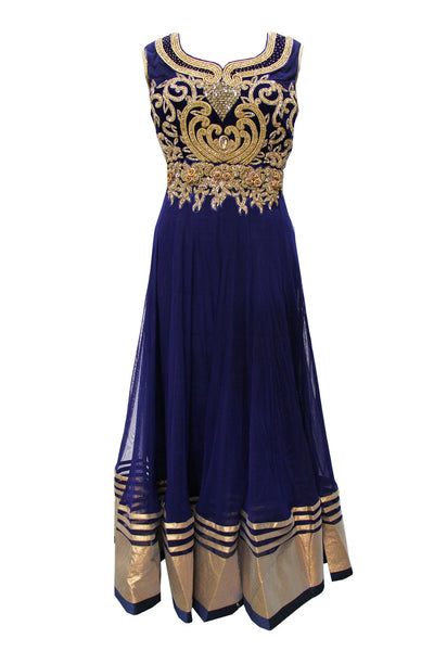 Delicate Navy Blue Anarkali