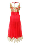 Ravishing Rose Red Anarkali