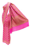 Beautiful Pink Banarasi Bridal saree