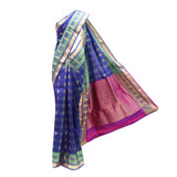 Pretty Purple Kanjivaram Saree