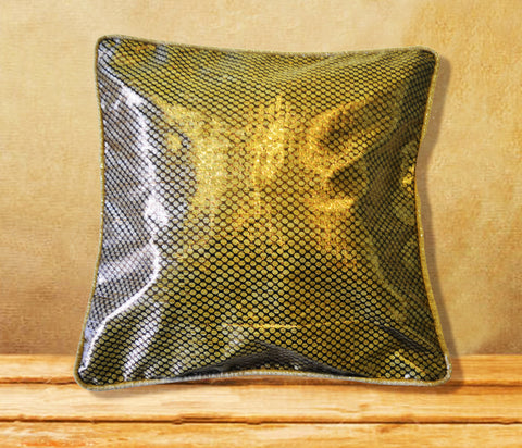 Coffee brown designer cushion cover