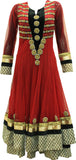 Ravishing Red-Black Anarkali