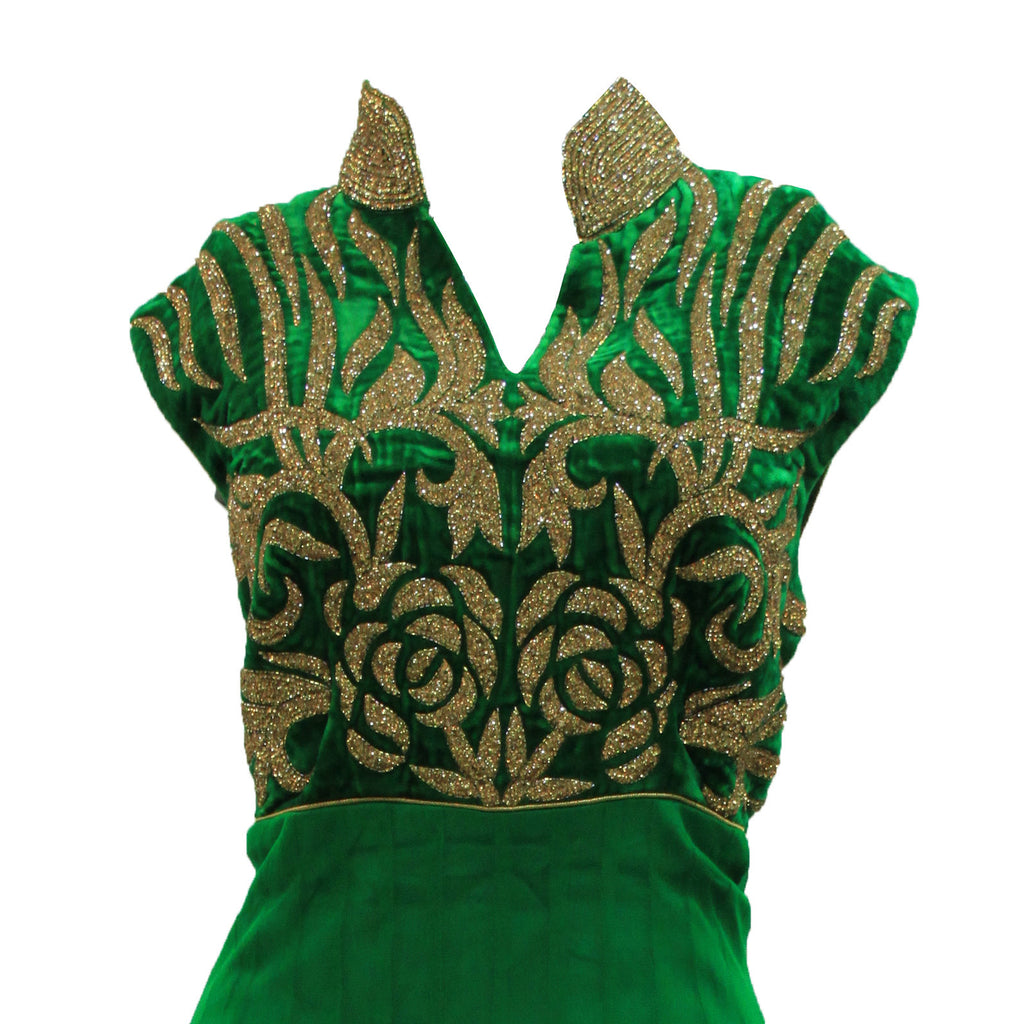 Beautiful Green Anarkali