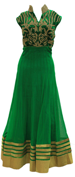 Beautiful Green Anarkali