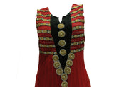 Ravishing Red-Black Anarkali