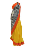 Enticing Yellow Saree